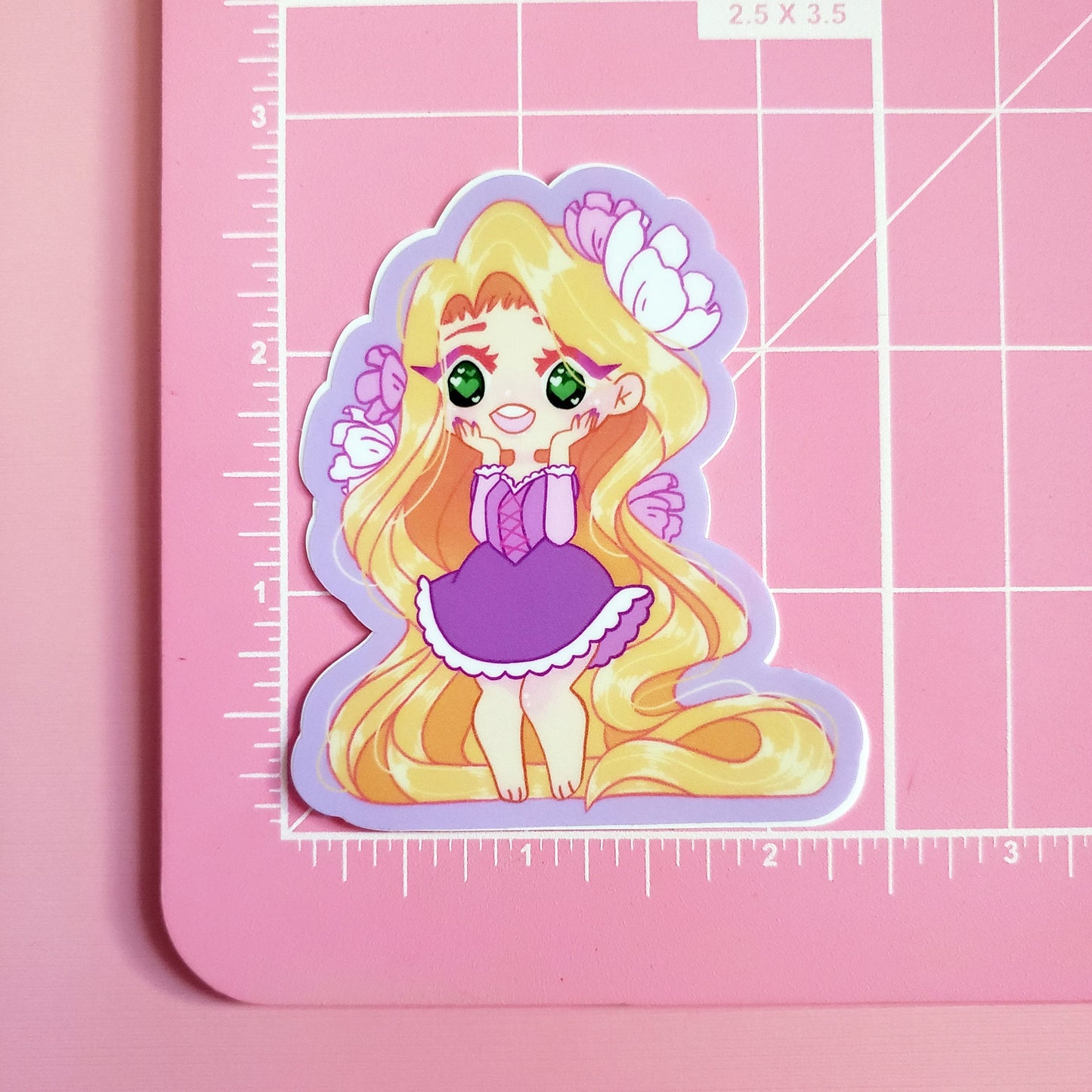 Vinyl Weatherproof Rapunzel Stickers