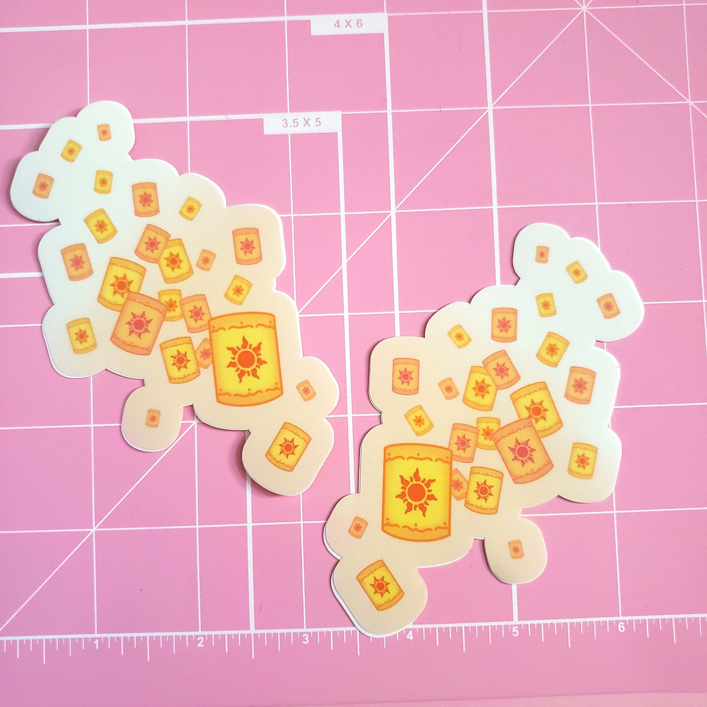 Vinyl Weatherproof Rapunzel Stickers