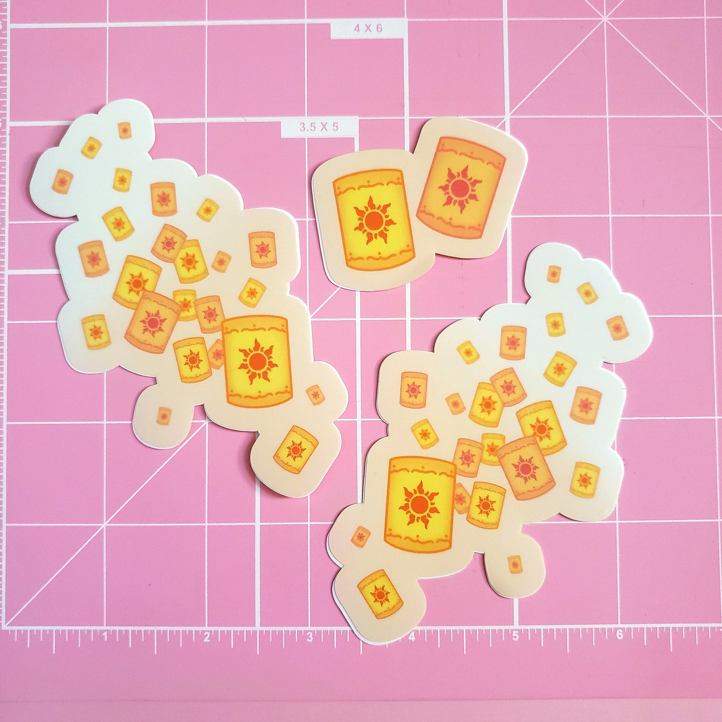 Vinyl Weatherproof Rapunzel Stickers