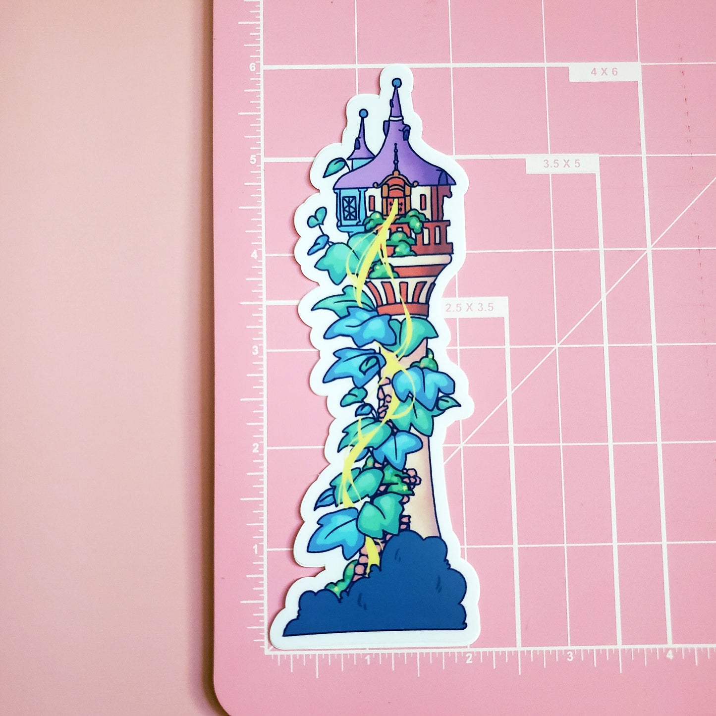 Vinyl Weatherproof Rapunzel Stickers