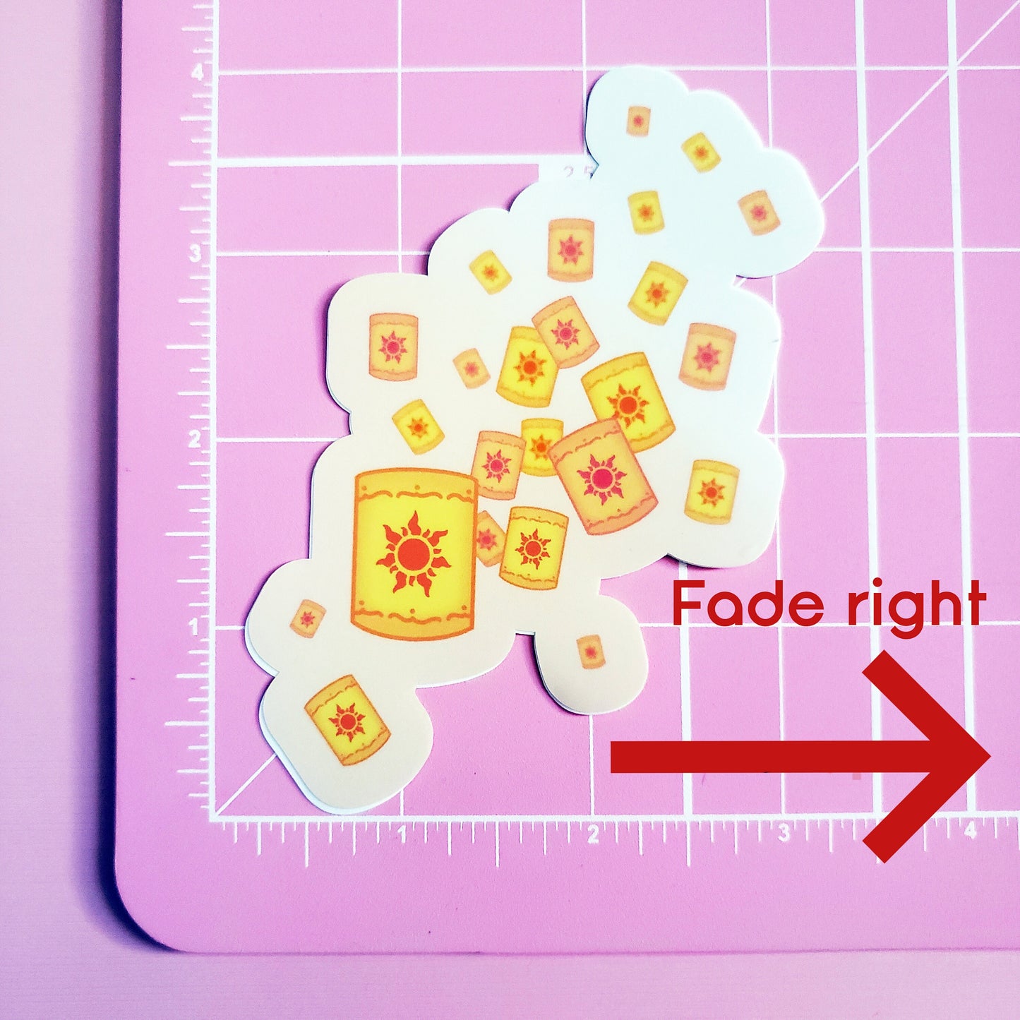 Vinyl Weatherproof Rapunzel Stickers