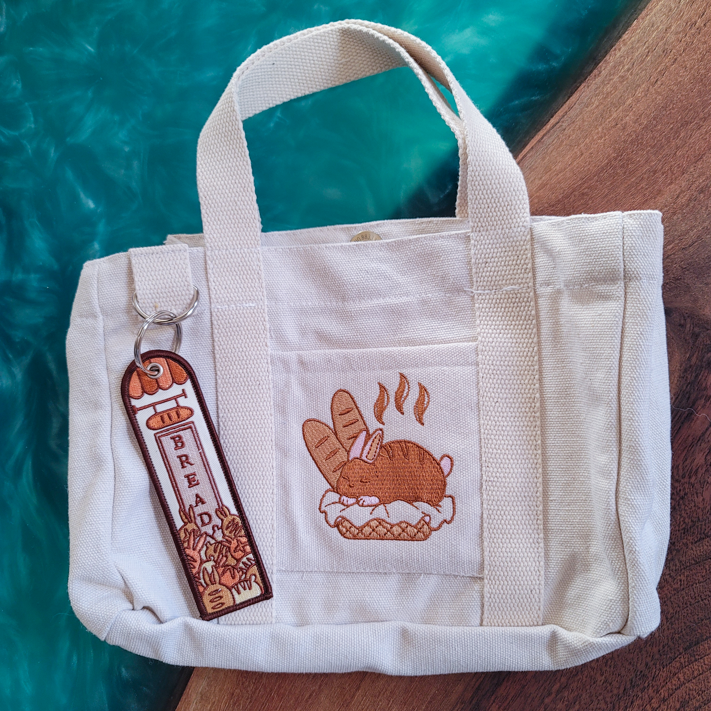 Bread Bunny Mini Tote Bag