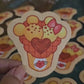 Mickey & Minnie Dole Whip Glitter Sticker