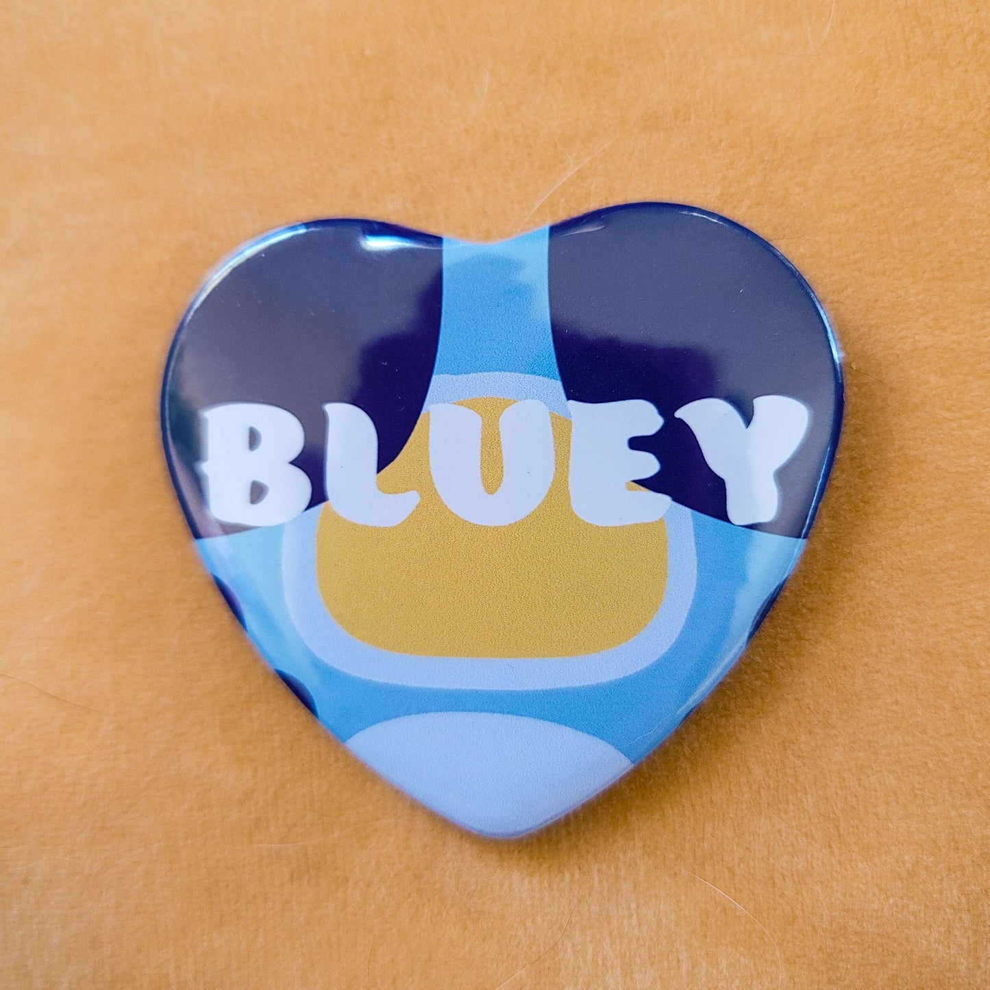 Bluey Heart Buttons