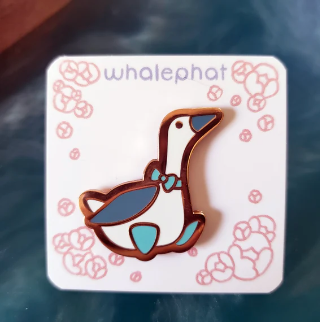 Blue Footed Booby Hard Enamel Pins